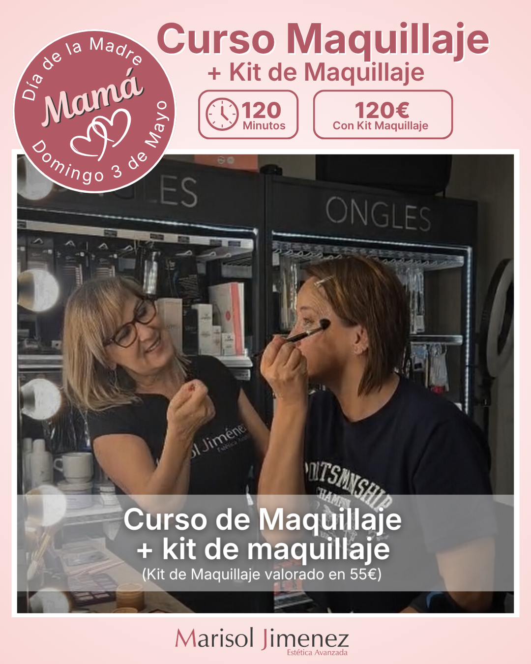Curso de Automaquillaje con Marisol Jiménez + Kit Maquillaje | Día de la Madre